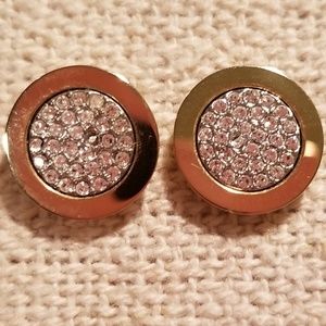 Michael Kors Gold Pave Stud Earrings 💖